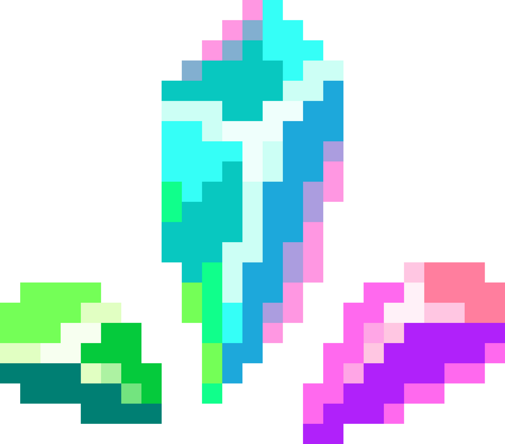 crystal pixel art icon